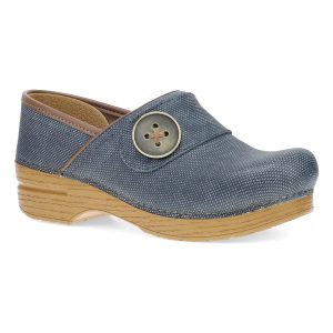 Professional Button Denim Leather