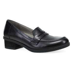Danica Wide Black Waterproof Burnished