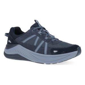 Poppy Navy Suede
